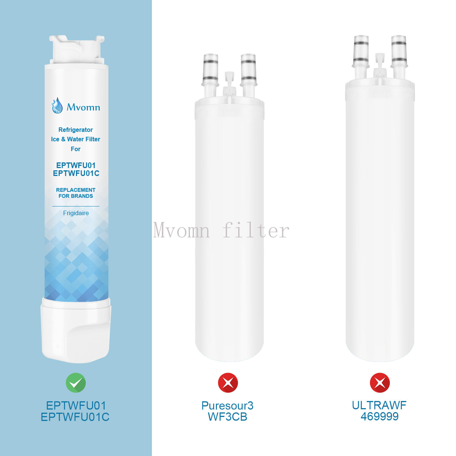 For Frigidaire EPTWFU01 Pure Source Ultra II Filter Refrigerator 4PACKS
