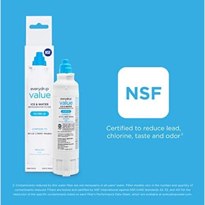 Everydrop L8 Value by Whirlpool Replacement Water Filter For All LG LT800 Models