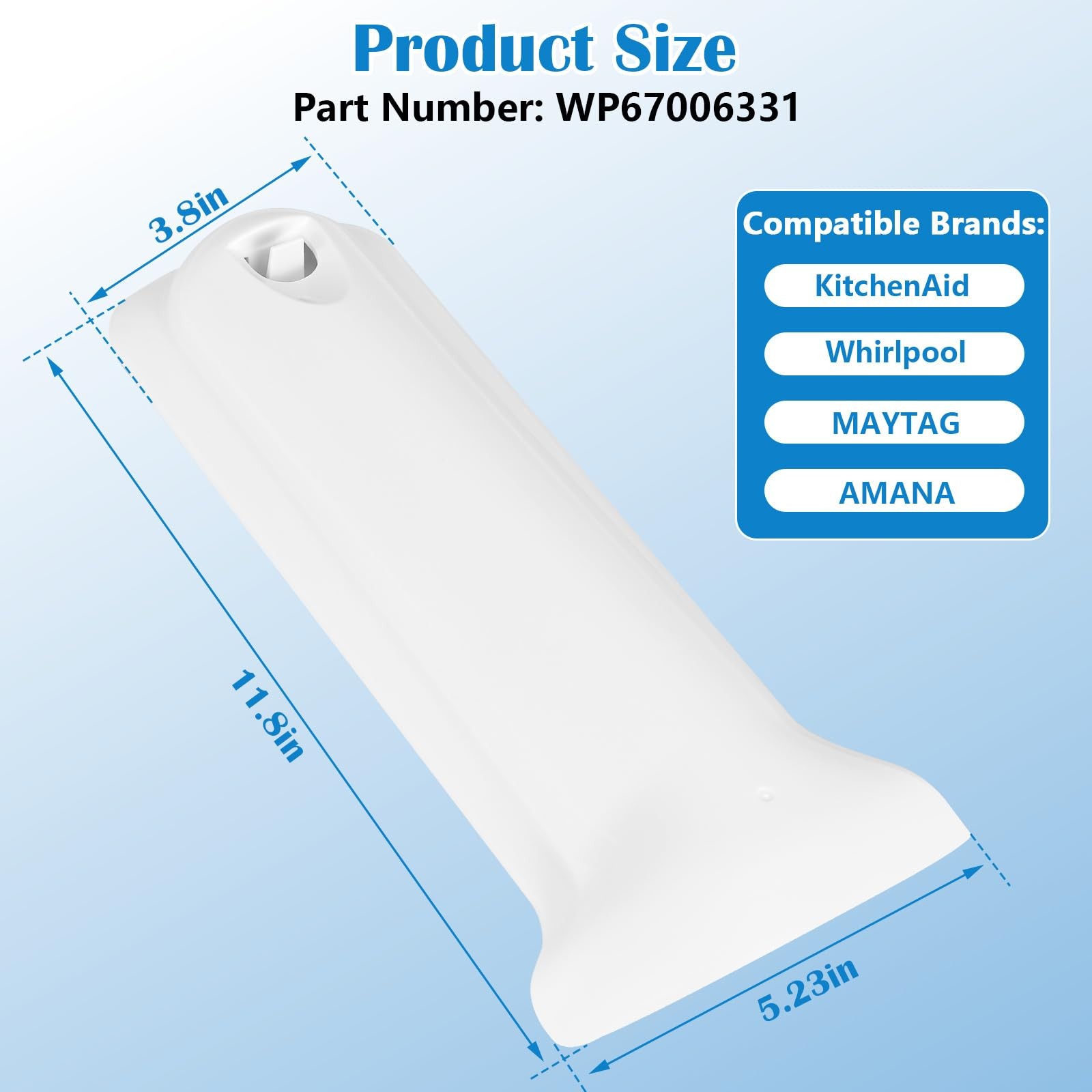 WP67006331 67006331 Replacement for Whirlpool Water Filter Lid, Replaces Part…