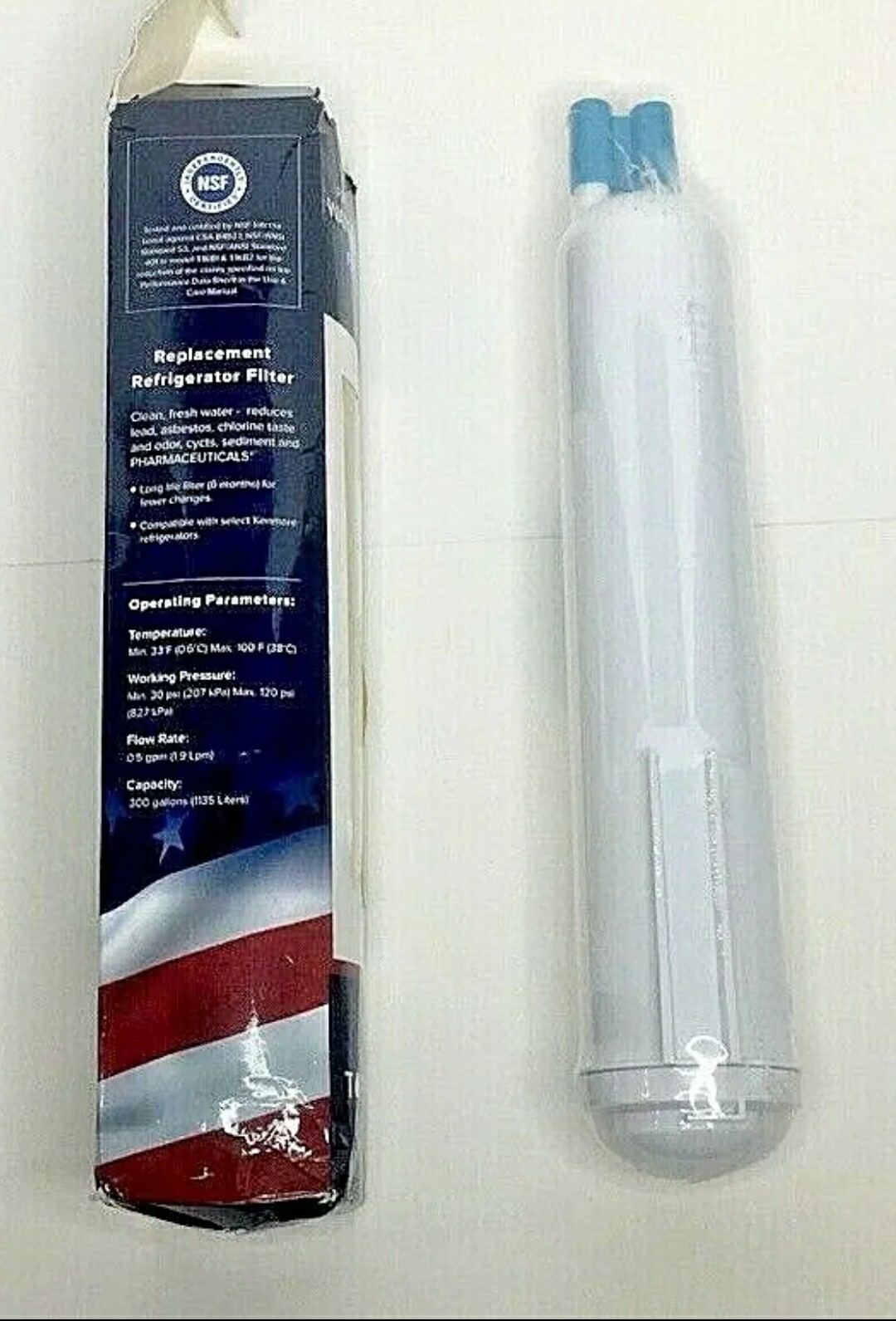 Top Pure Refrigerator Water Filter 3 Compatible with Kenmore 6 Months 300 Gallon