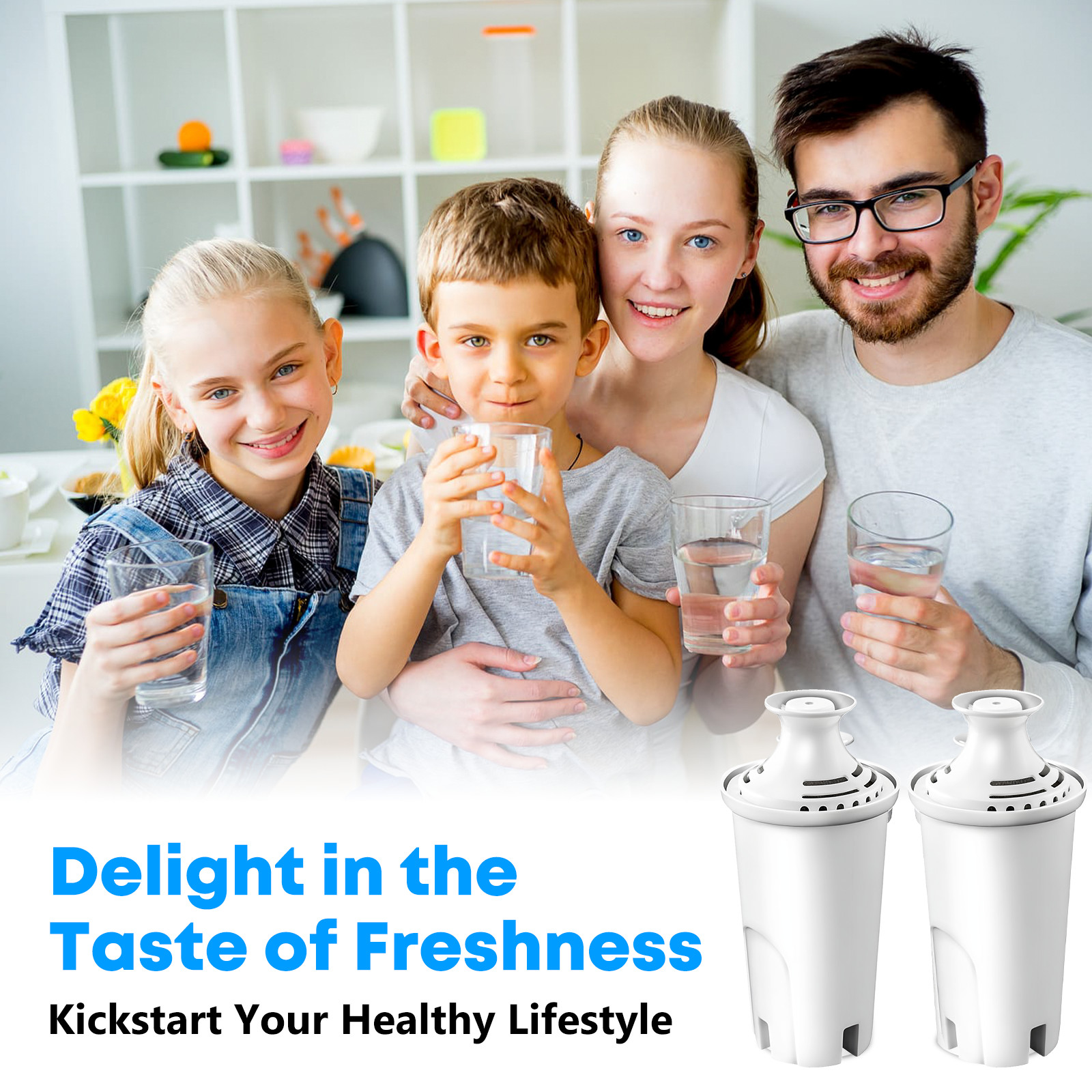 Fit For Brita Classic OB21 OB03 987554 35503 42432 Pitcher Water Filter 6 PACK