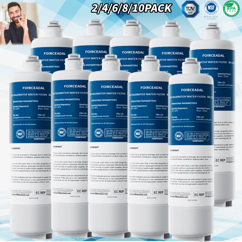 White For Bosch Ultra Clarity Pro BORPLFTR50 WFC100MF 12028325 Water Filter