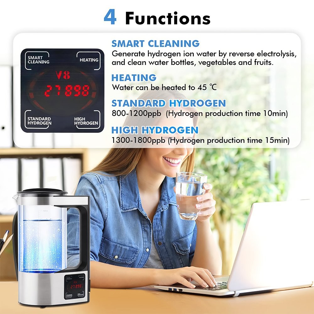 Hydrogen Water Electric Hydrogen Water Ionizer Generator Machine Water Generator