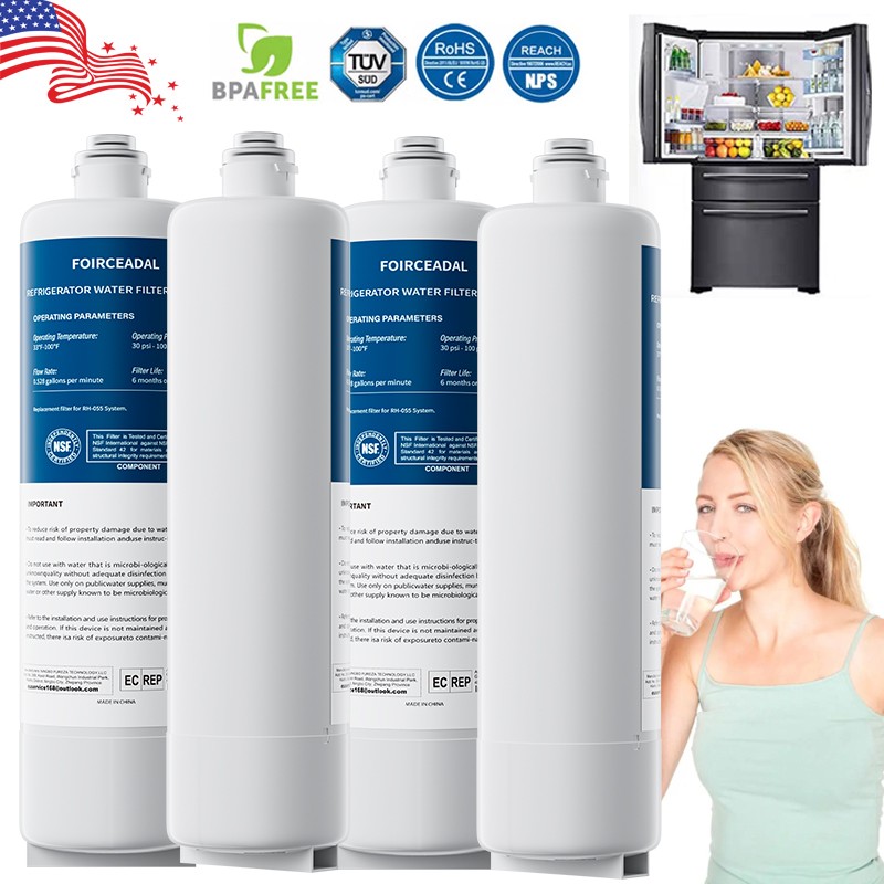 2/4/6PACK For Bosch Ultra Clarity Pro BORPLFTR50 BORPLFTR55 Water Filter White