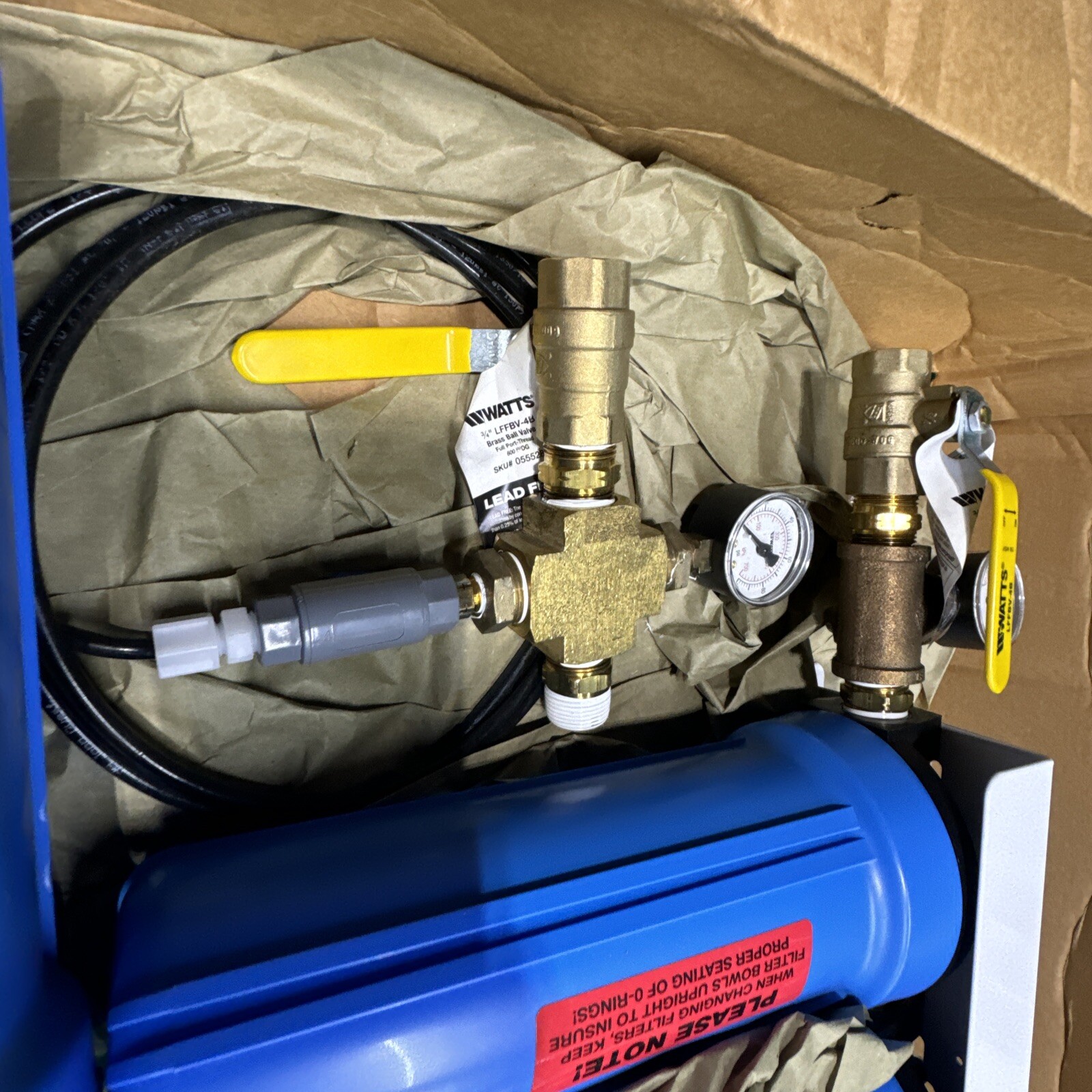 Watts PWICE4 Commercial Ice Maker Filtration System 7100266 Ice 4 NEW Full KIT