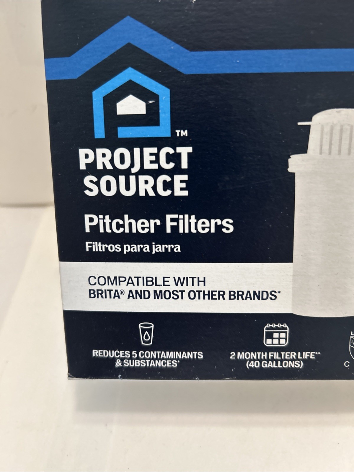 Project Source Replacement for Brita® Water Filter, Pitchers and Dispensers 3PK