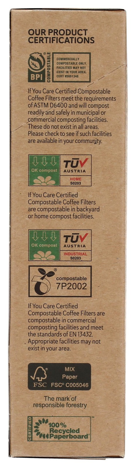 IF YOU CARE No. 2 Coffee Filters, 100 CT 100 Count