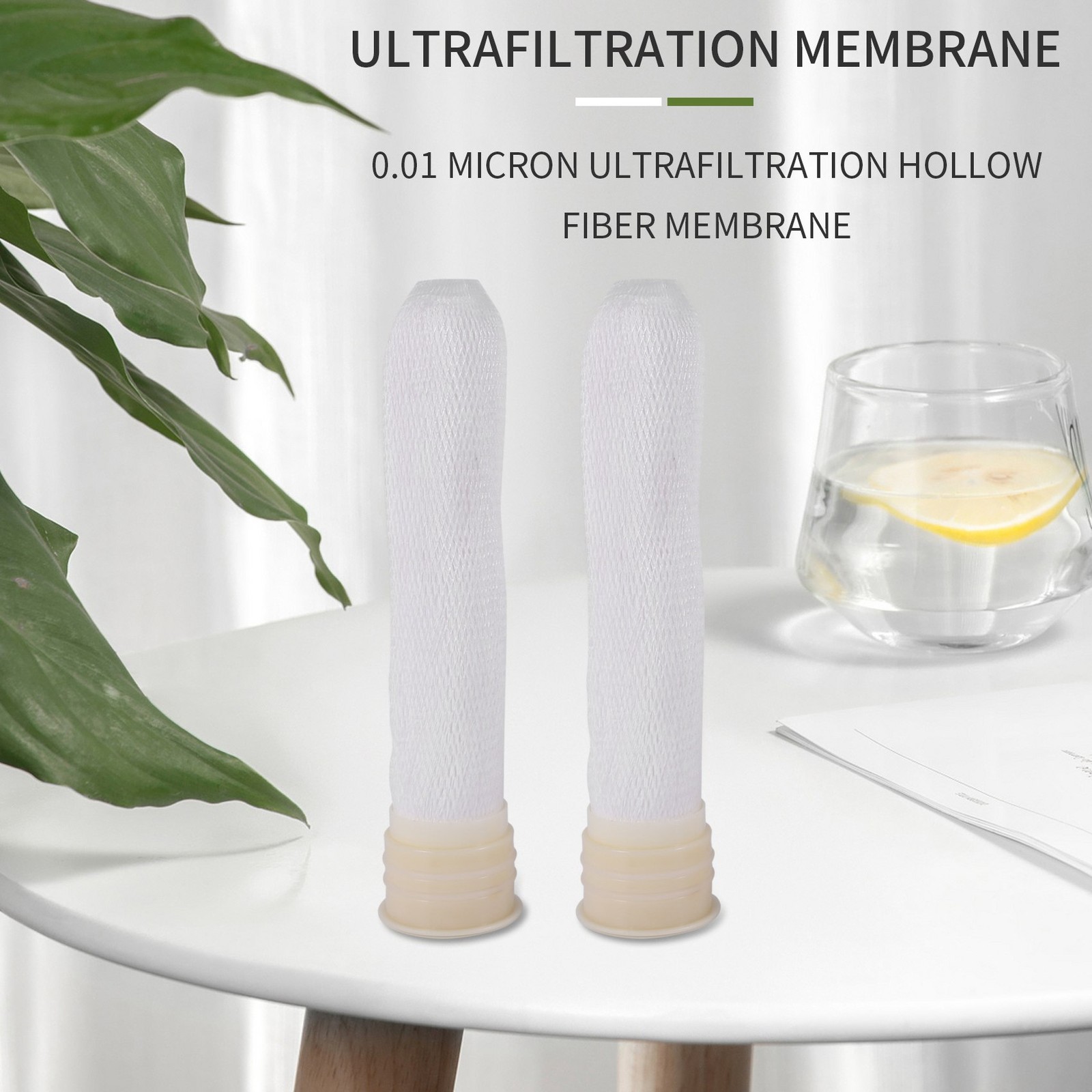 2Pcs Membrane 0.01 Ultrafiltration Hollow Fiber Membrane for7272