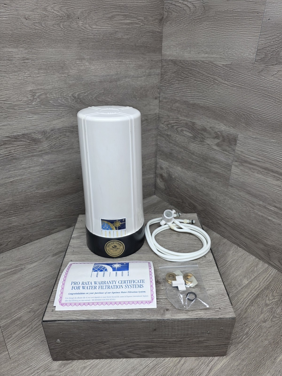 NEW OPEN BOX EQ10 Equinox High Efficiency Countertop Water Charcoal Filter