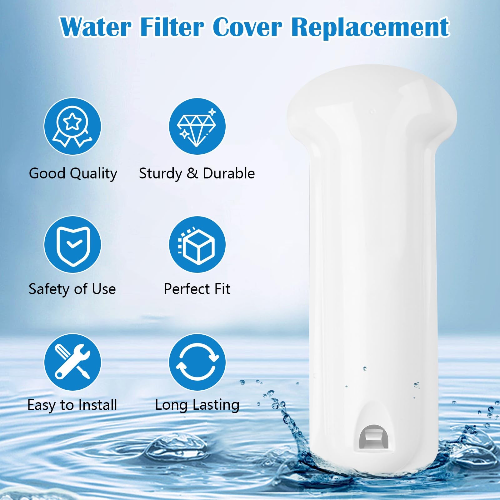 WP67006331 67006331 Replacement for Whirlpool Water Filter Lid, Replaces Part…