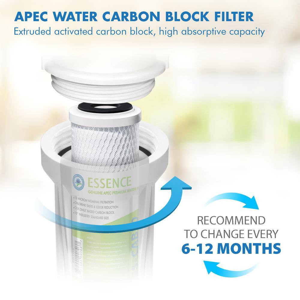 Essence 10 In. Standard Capacity First 3-Stage RO Replacement Filter (Bundle of
