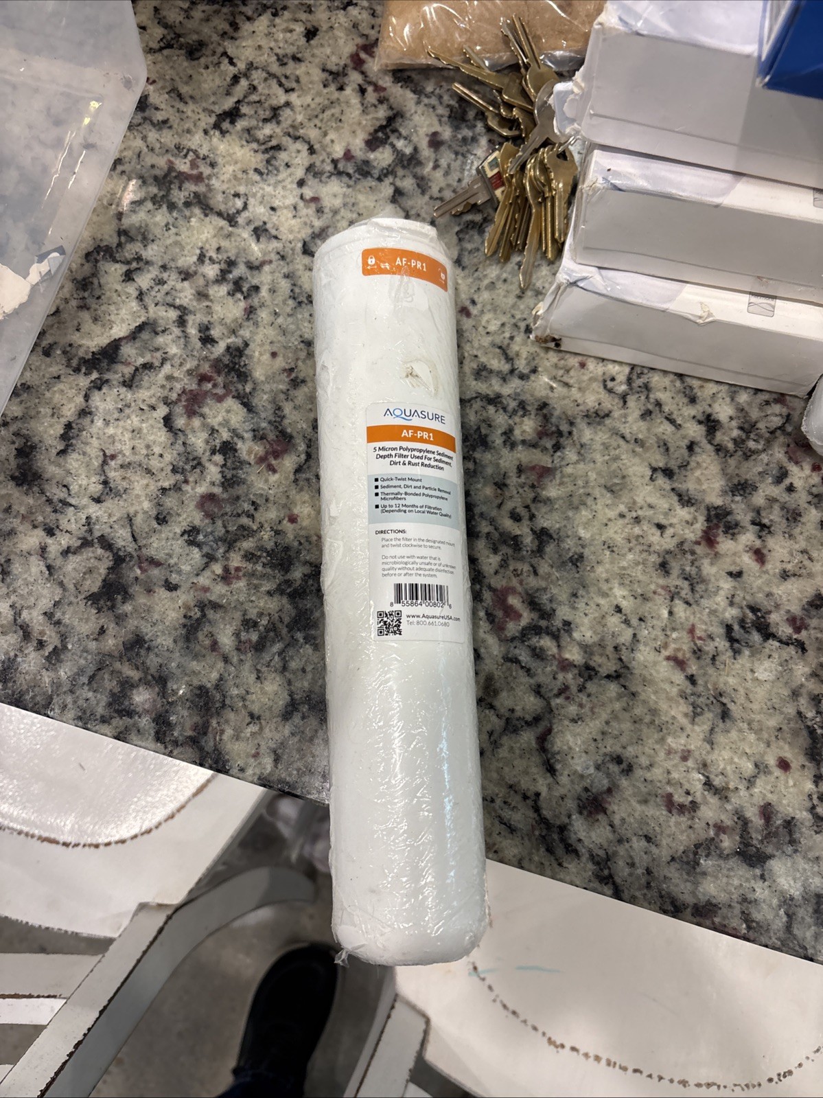 Aquasure AF-PR1 5 Micron Polypropylene Sediment Depth Filter