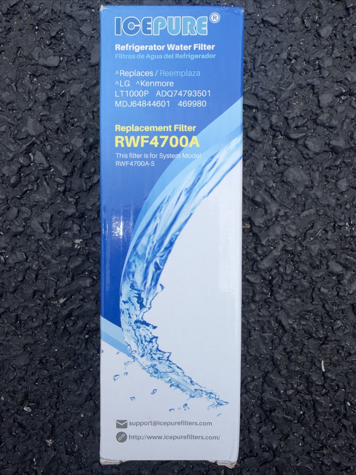 ICEPURE RWF4700A LT1000P Refrigerator Water Filter LG Kenmore
