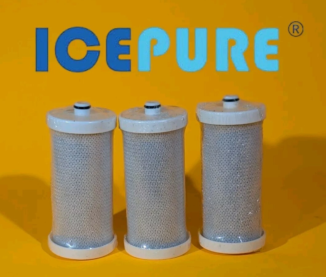 Icepure RFC 2300A 300 Gallons Refrigerator Water Filter Set Of 3