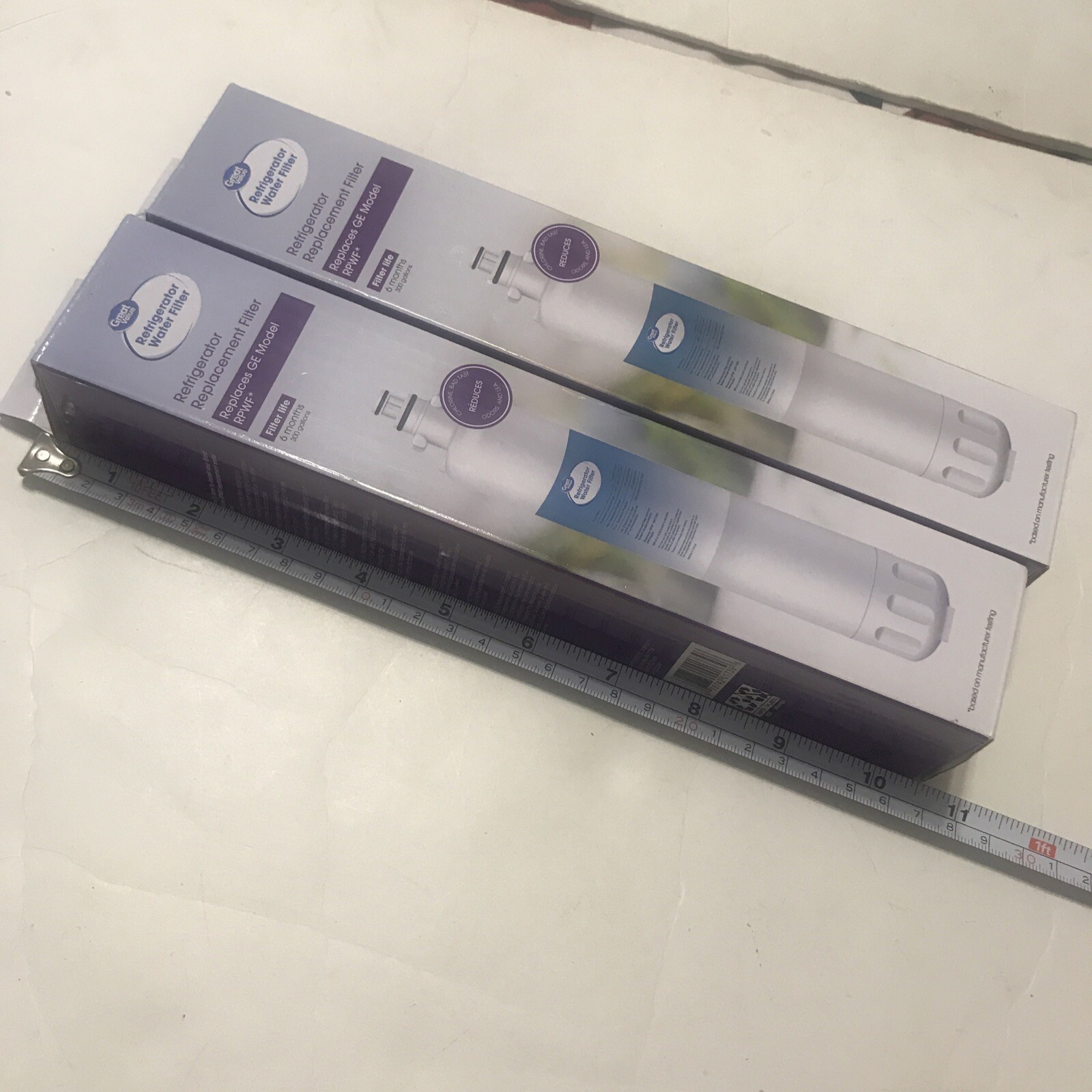 Great Value Refrigerator Replacement Filter Set Of 2 For GE RPWF 4155