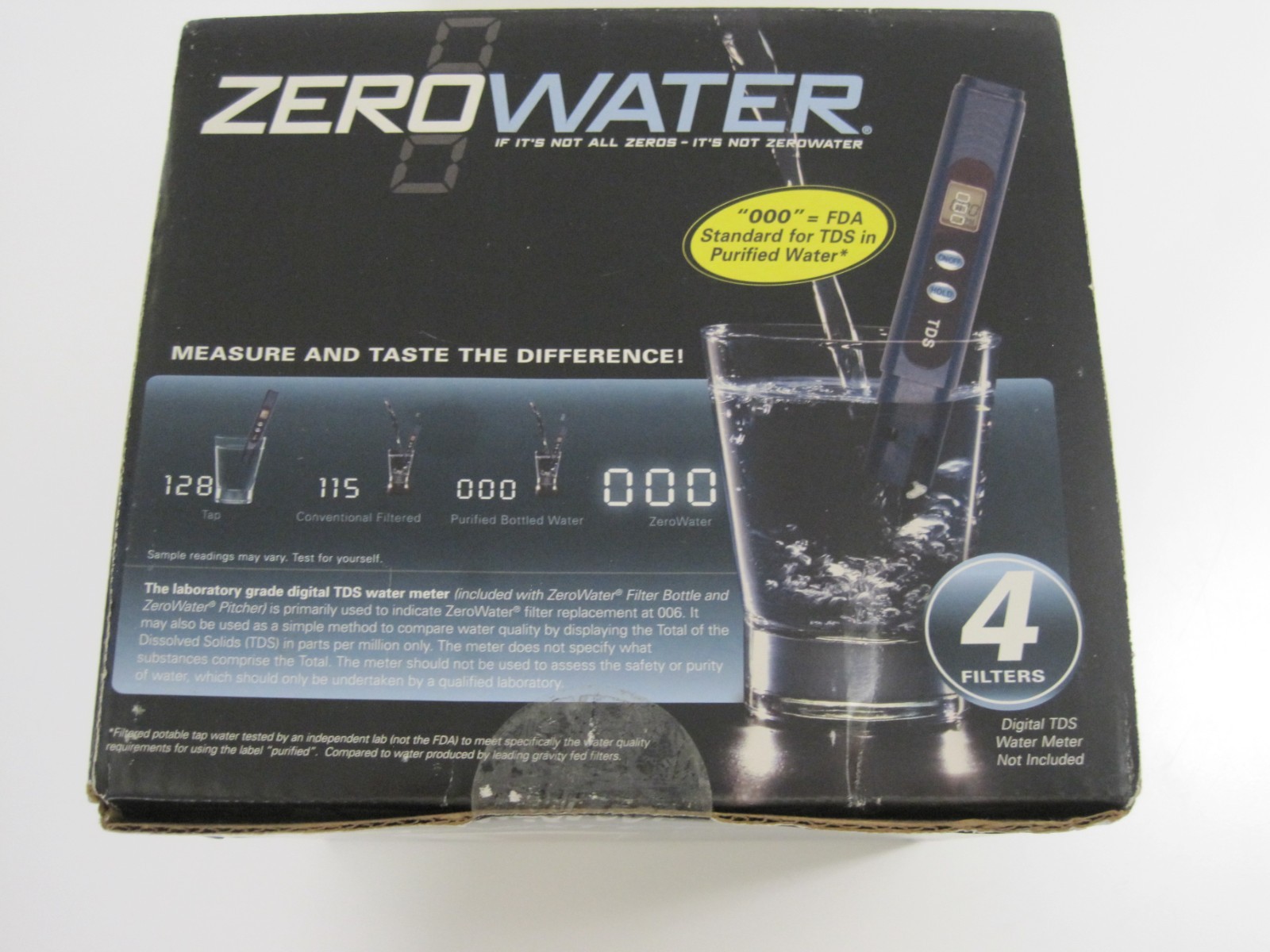 Zero Water 5 Stage Advanced Filtration 4 Pack Replacement Water Filters