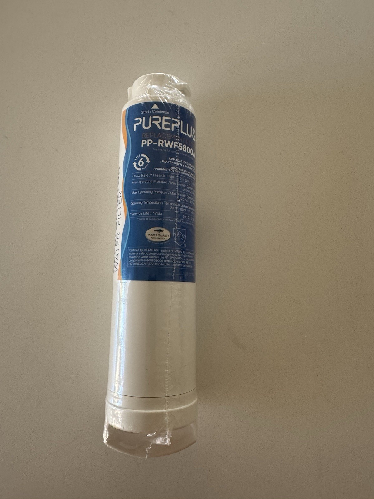 PUREPLUS PP-RWF5800A Refrigerator Water Filter Compatible with Frigidaire -1PACK