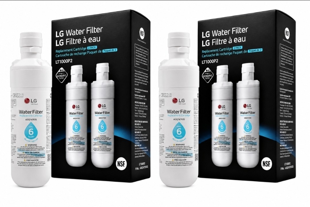 LG LT1000P2 6-Month / 200 Gallon Refrigerator Replacement Water Filter Reduces 4