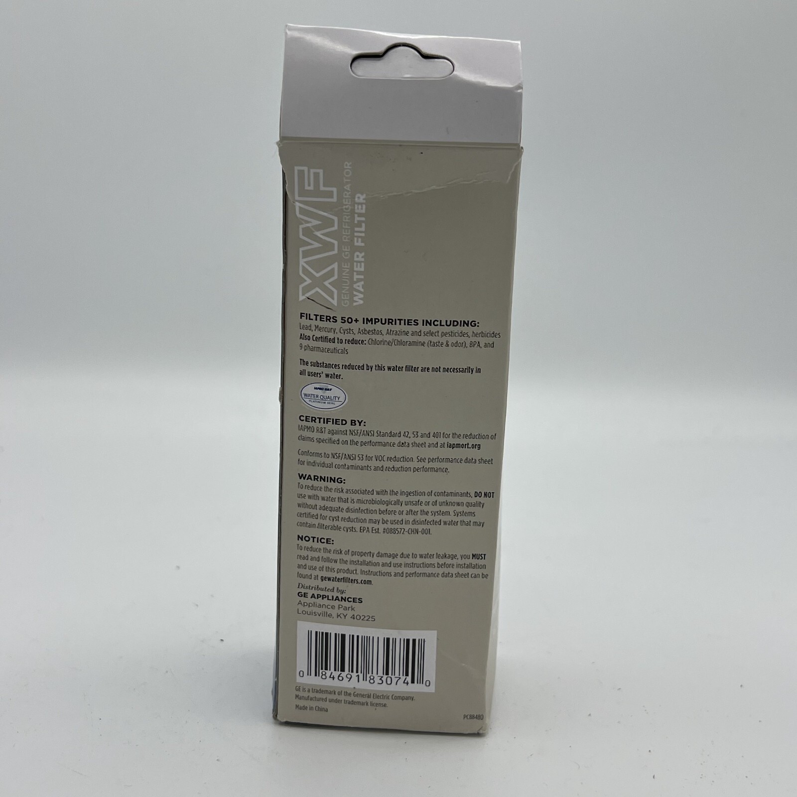 GE XWF Refrigerator Water Filter