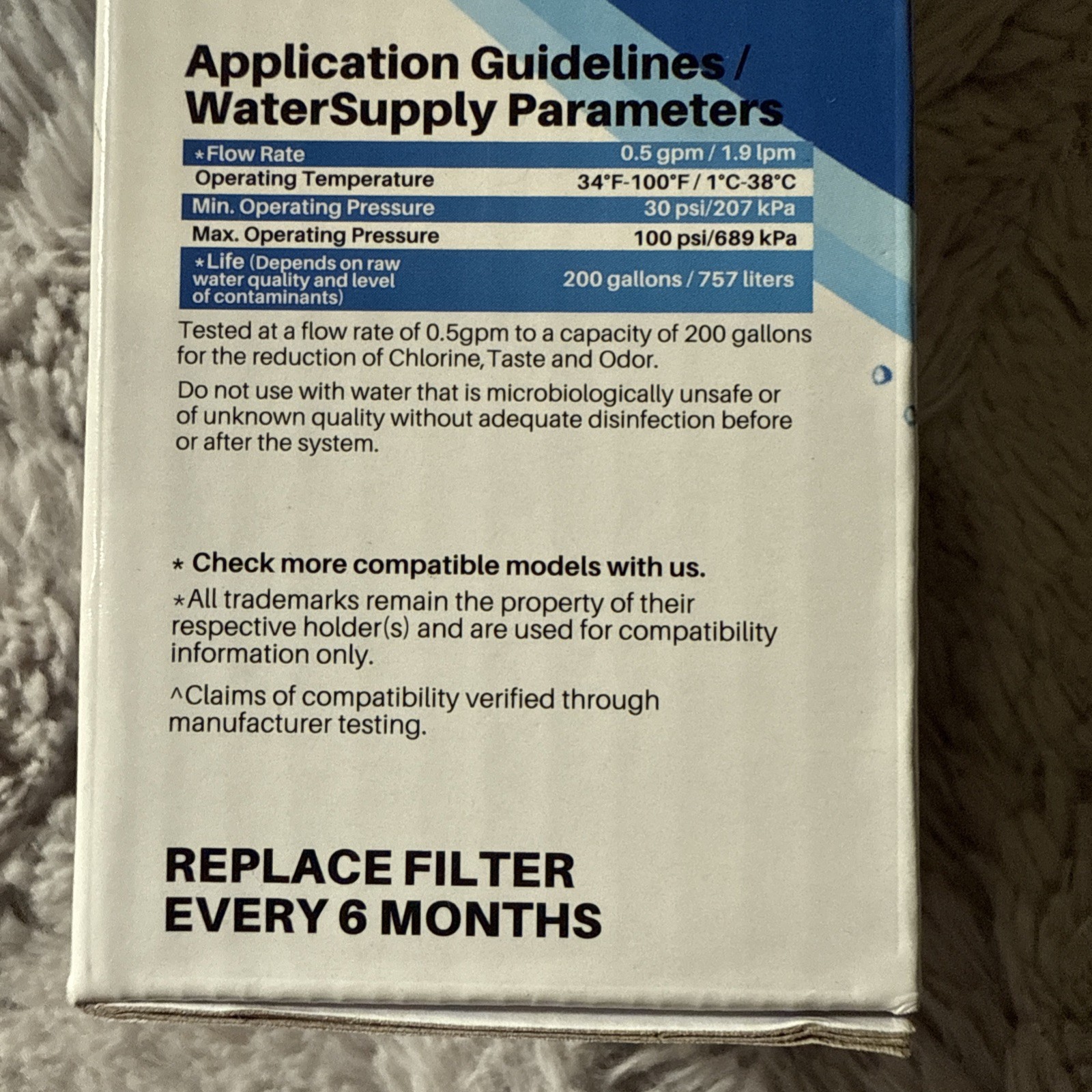 2 PACK sealed IcePure RWF4700AC Refrigerator Water Filters
