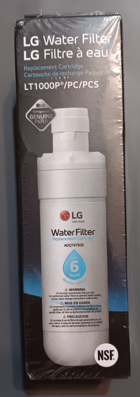 LG Water Filter Cartridge LT1000P Replacement for LG Water FiIter