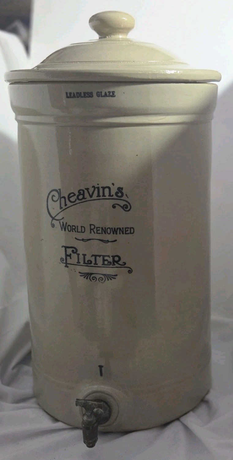 Antigue Cheavin’s World Renowned Victorian Water Filter. Complete with all parts