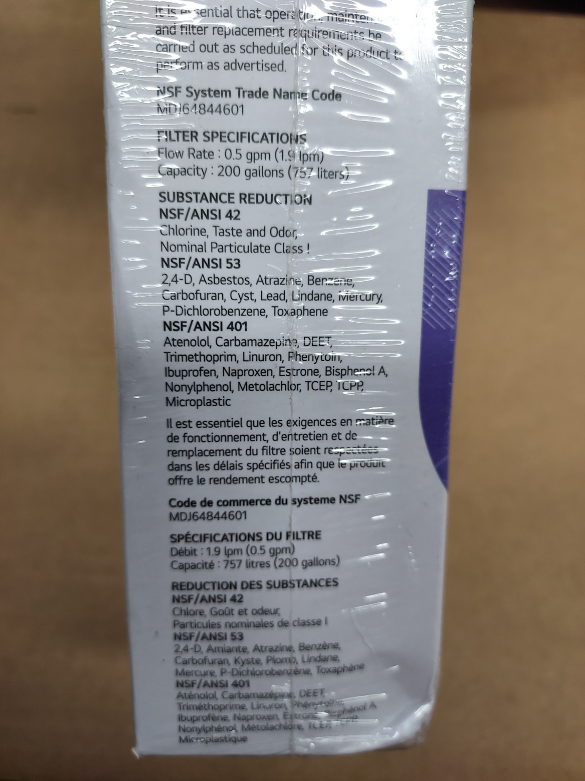 2Pk LG Refrigerator Water Filter LT1000P2 Replacement Cartridge Genuine OEM
