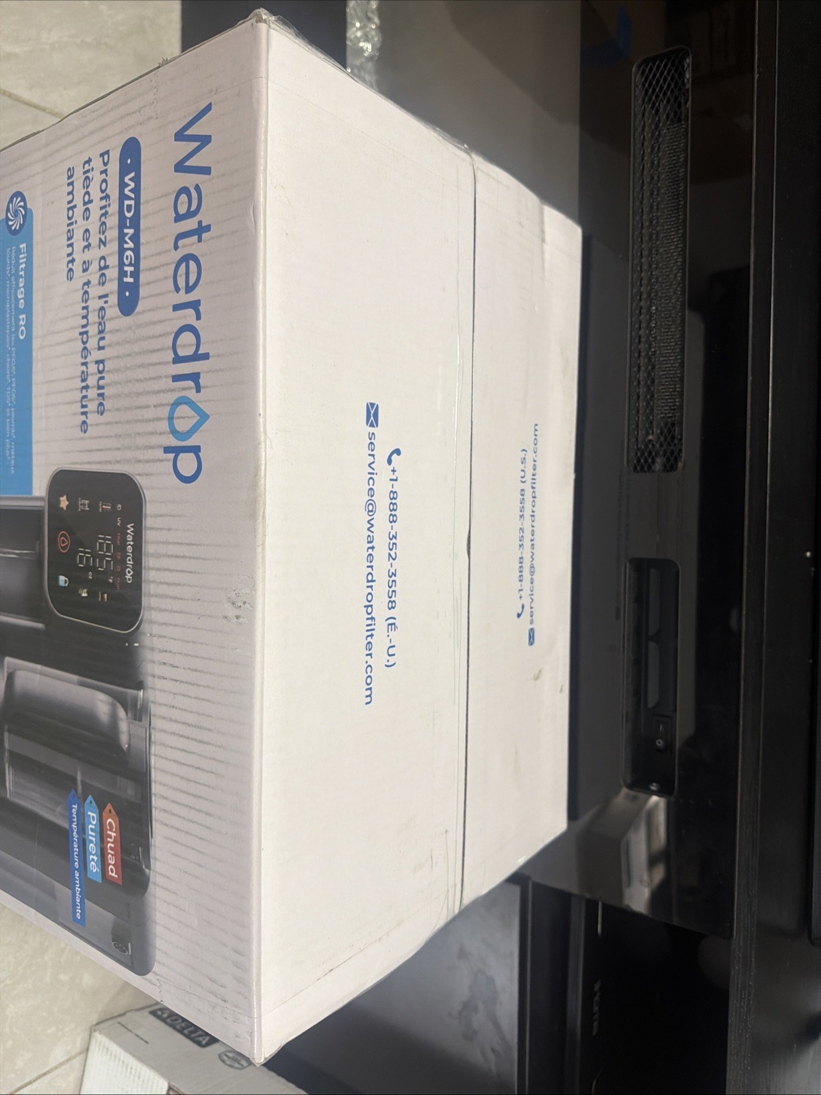 Waterdrop M6H Instant Hot Reverse Osmosis System Countertop Water Filter 7-Stage