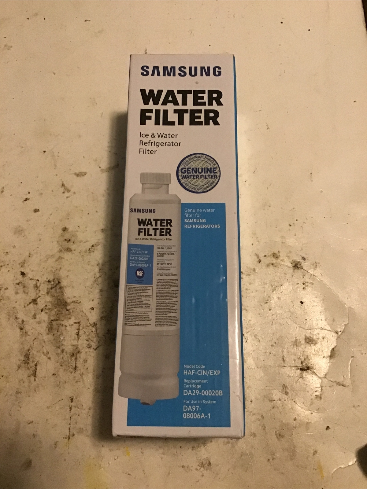 NEW Samsung DA29-00020B HAF-CIN/EXP Refrigerator Ice & Water Filter