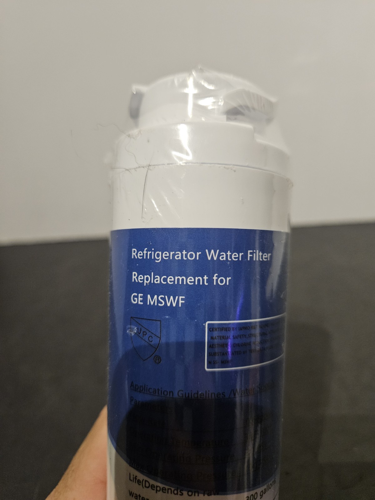 GE Smartwater Refrigerator Filter MSWF Replacement Cartridge