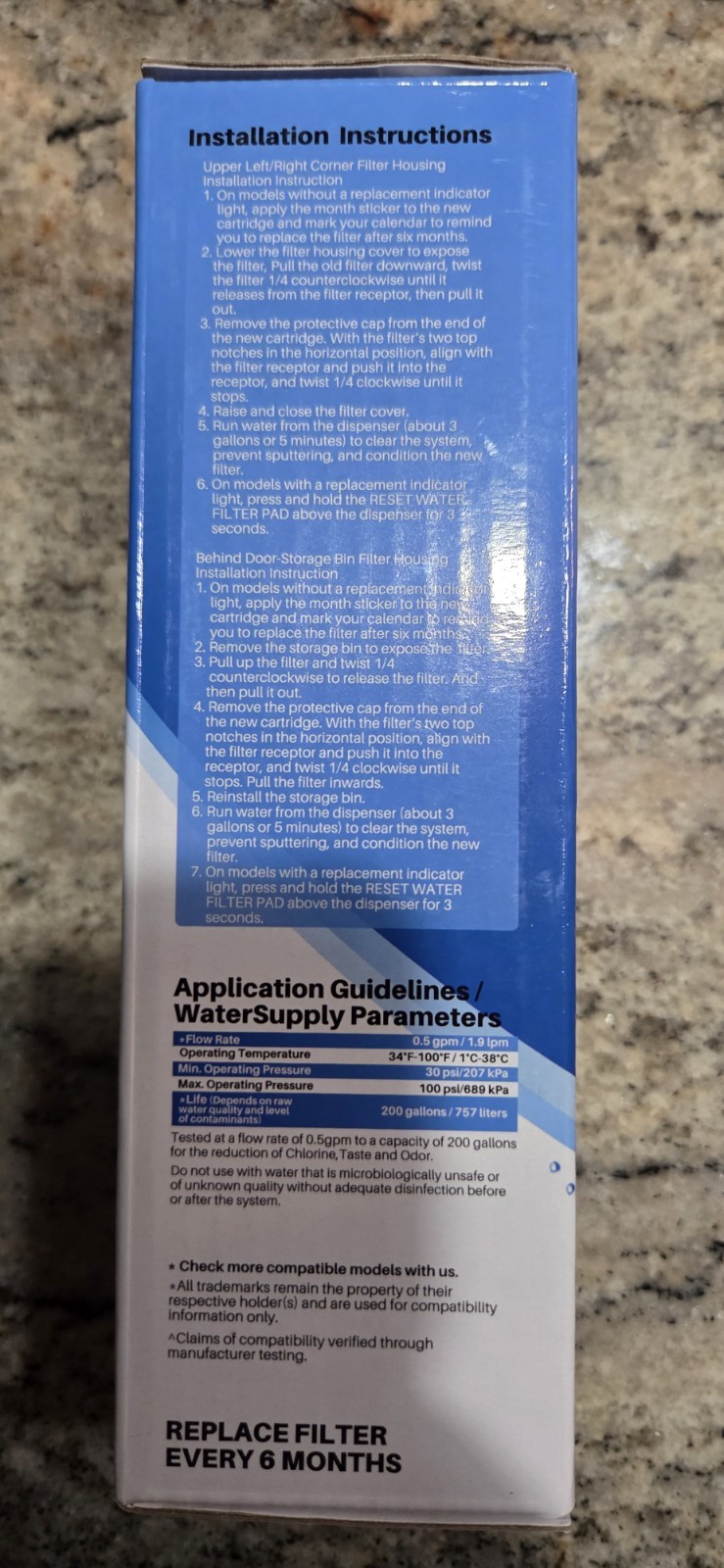 IcePure RWF4700A Refrigerator Water Filter for Samsung Sealed New In Box