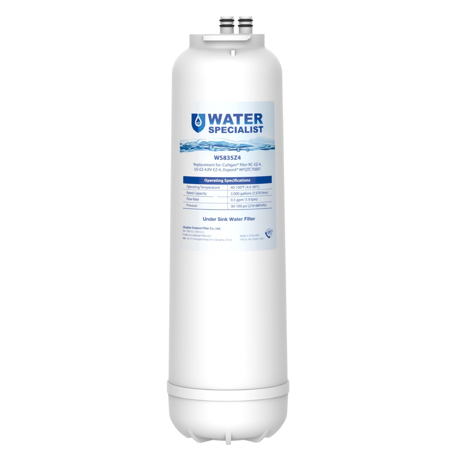 RC 4 EZ-Change Premium Water Filter , for Culligan® RC-EZ-4, IC-EZ-4, US-EZ-4…