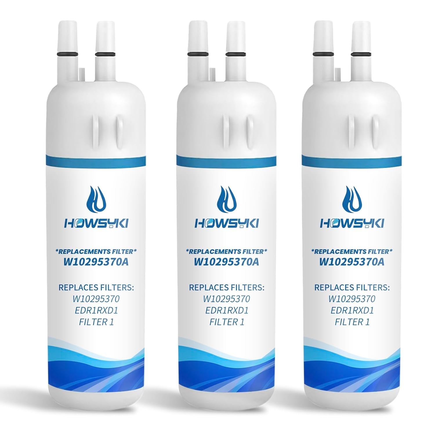 3 Pck Fridge Filter – EDR1RXD1, W10295370A, Filter 1, 46-9081, 46-9930, KAD1RXD1