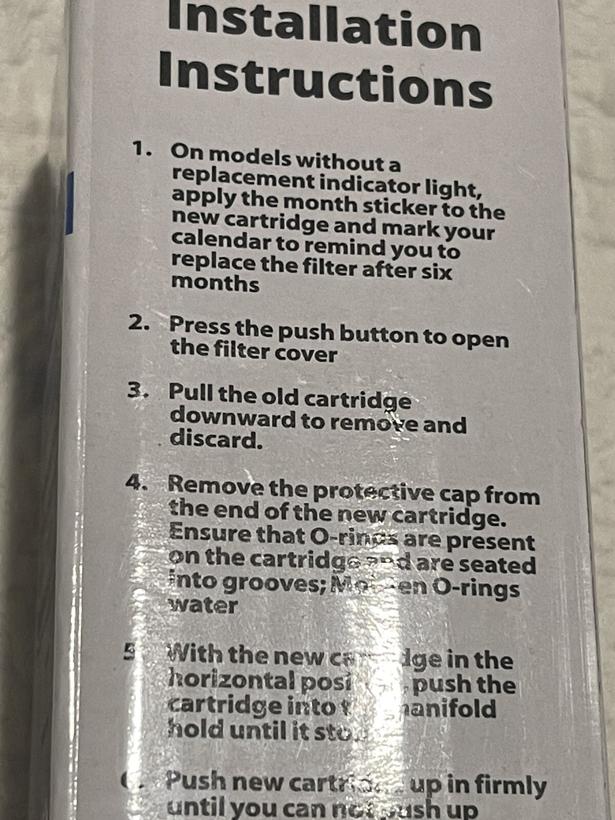 Refresh Sealed Filter In Open Box Compatible With LG And Kenmore