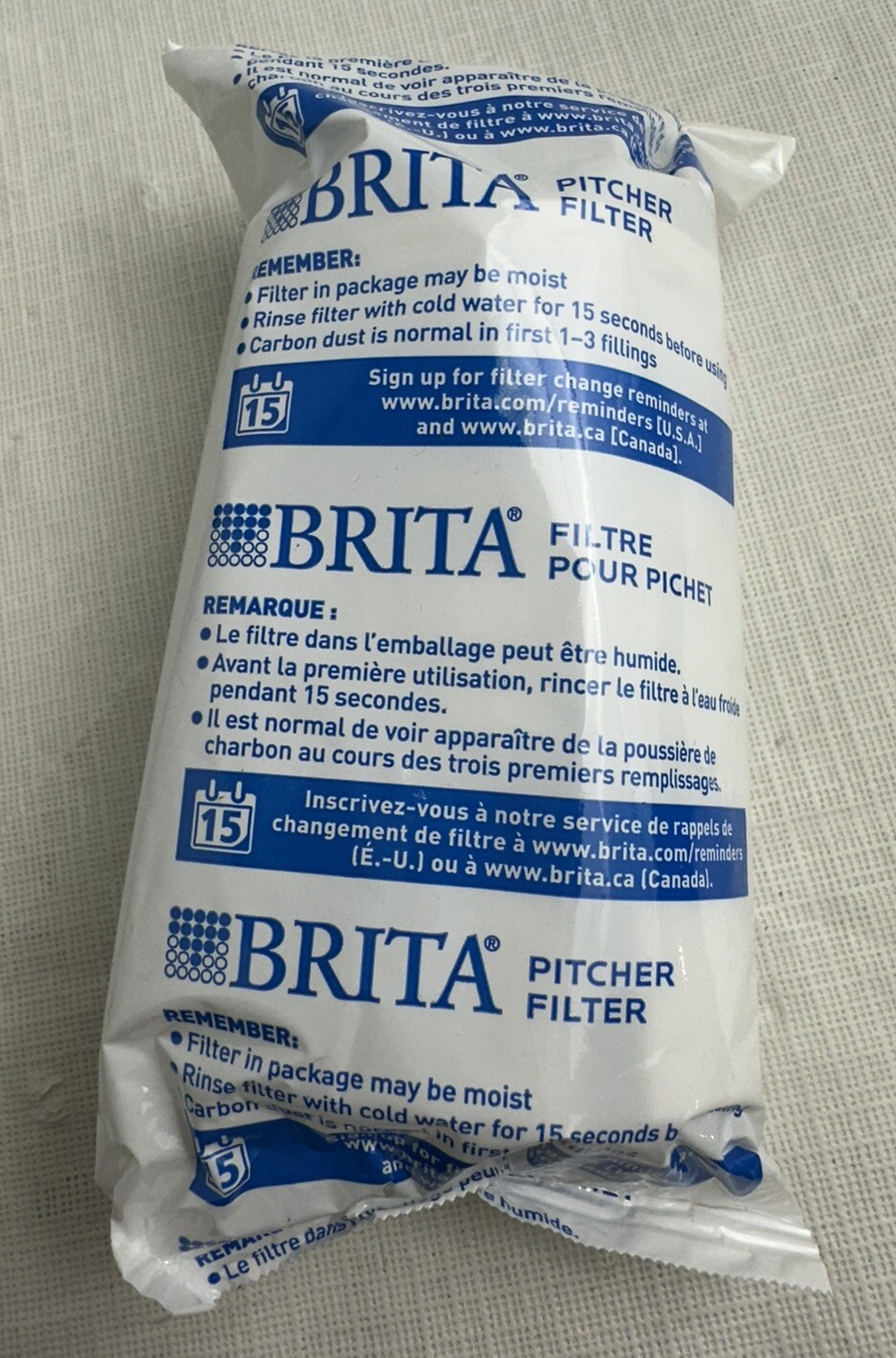 4 Count Genuine Brita Standard Water Pitcher Filter Replacement Filters Lot