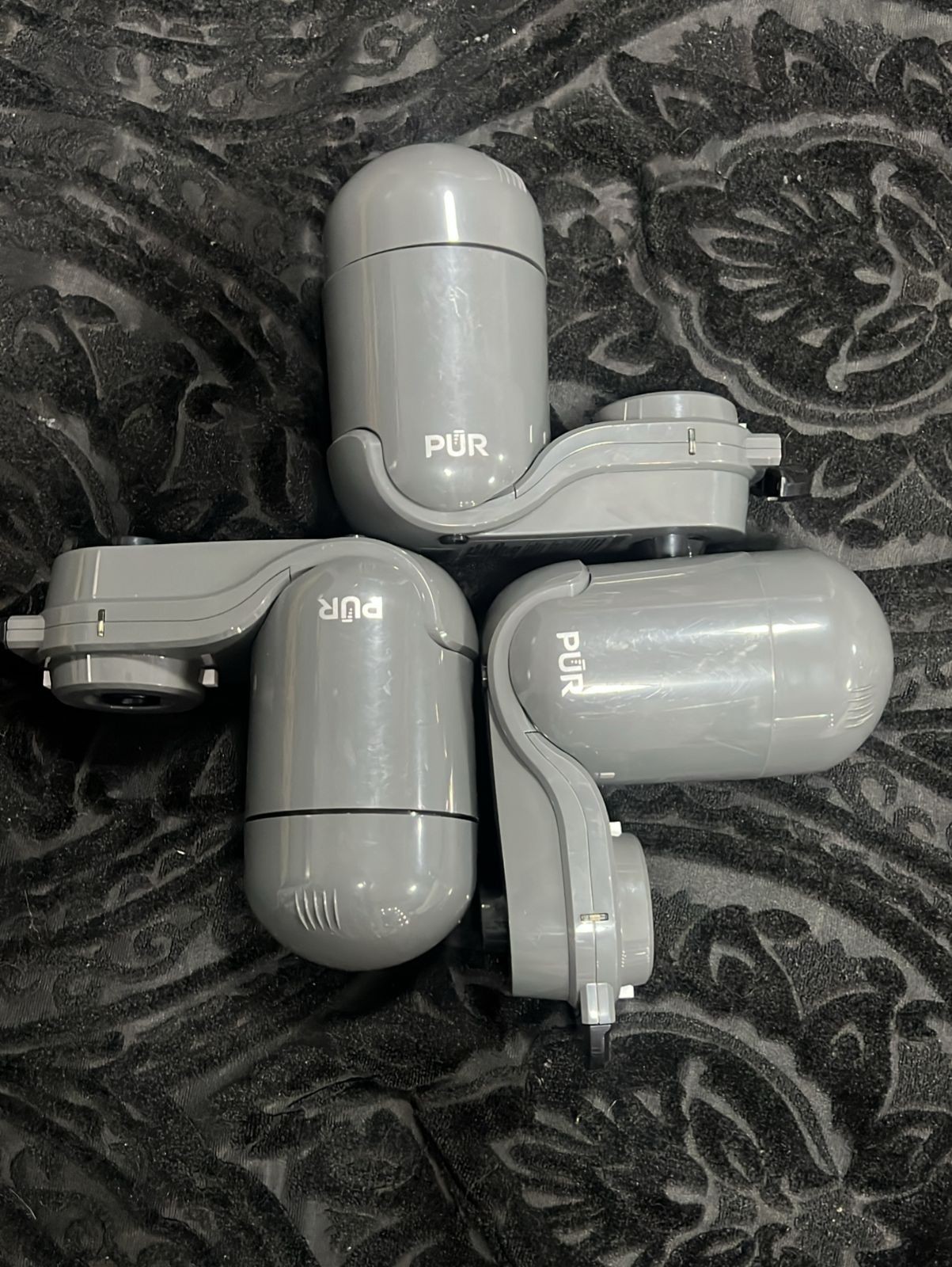 Bundle (3) PUR Faucet Mount Filter System – FM2500V – 100 Gal – Vertical – Grey