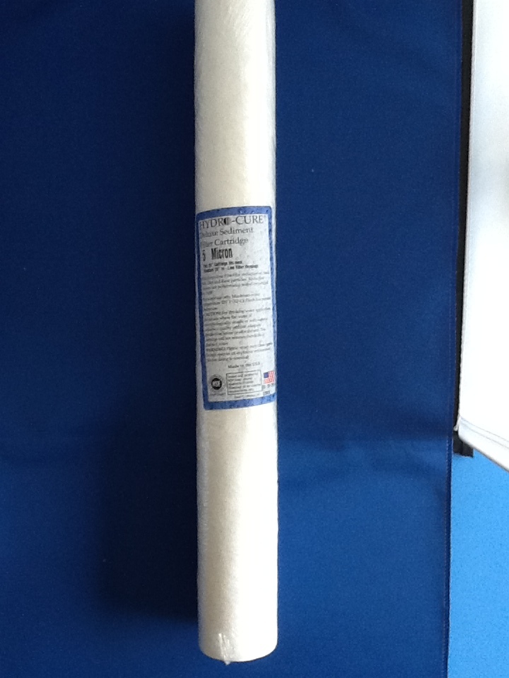 HYDRO CURE DELUXE 5 MICRON 20″x2.5″ SEDIMENT FILTER