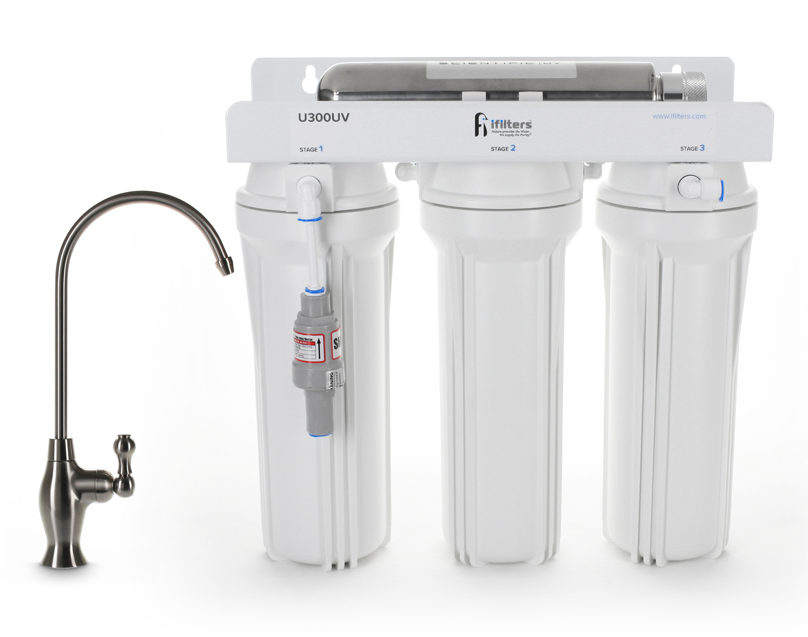 UV Drinking Water Filtration Purifier System 4 Stage Filter & Sterilize USA Made