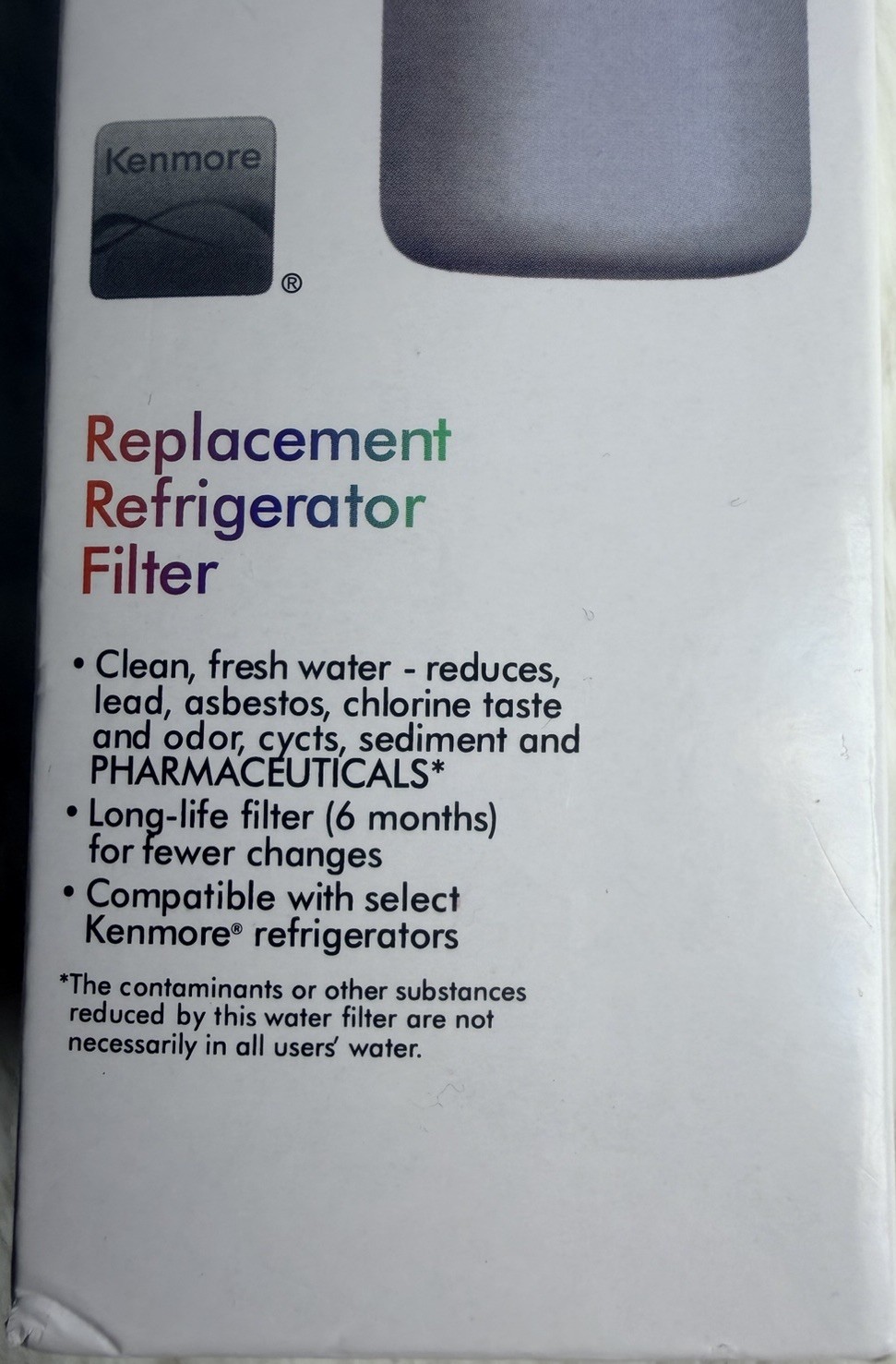 Kenmore 469081 Replacement Refrigerator Water Filter New Open Box