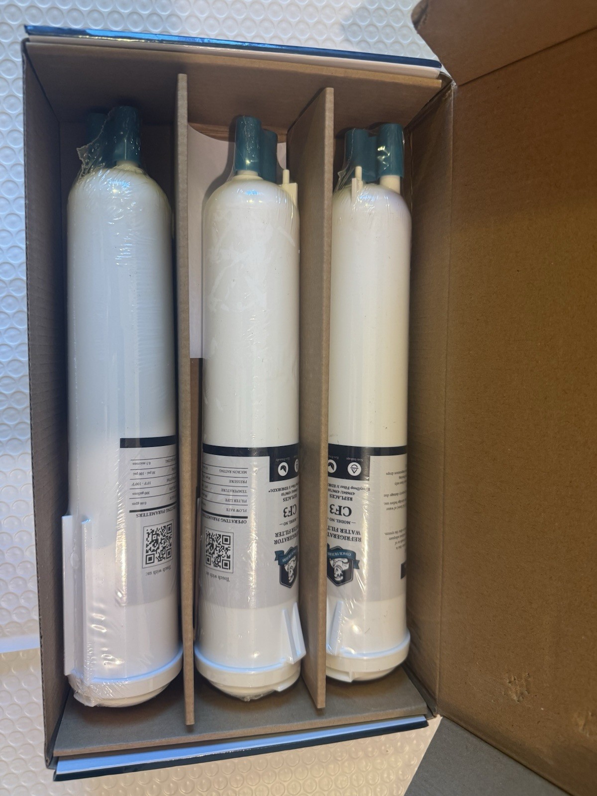 Coach Filters Refrigerator Water Filter CF3 3-Pack for Whirlpool Every drop 3