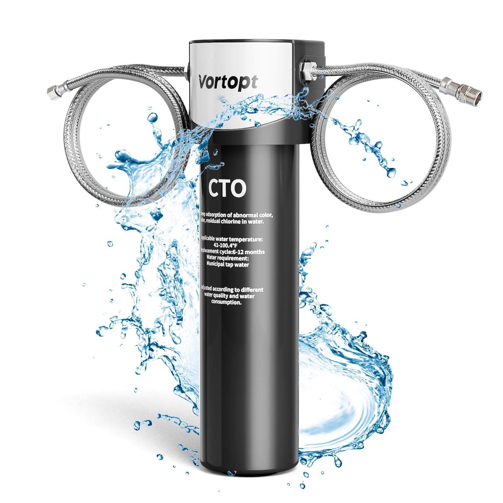 Under Sink Water Filter System,NSF/ANSI 42 Certified Water Purifier,28000 Gal…
