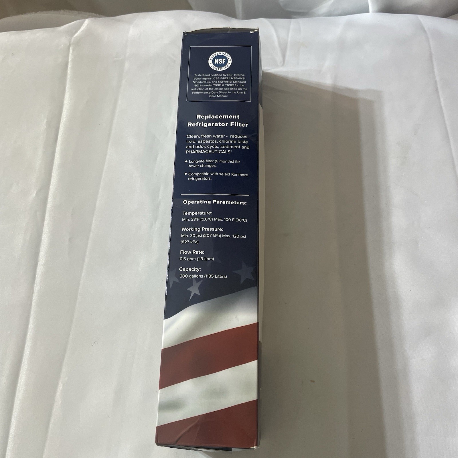 New refrigerator water filter- filter 3, ‘Top Pure’ 300gal. capacity, sealed