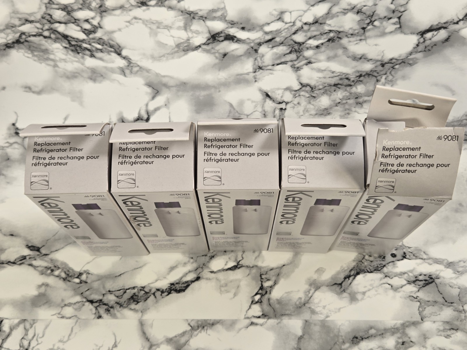 (5) Kenmore Replacement Refrigerator Water Filter Lot #469081