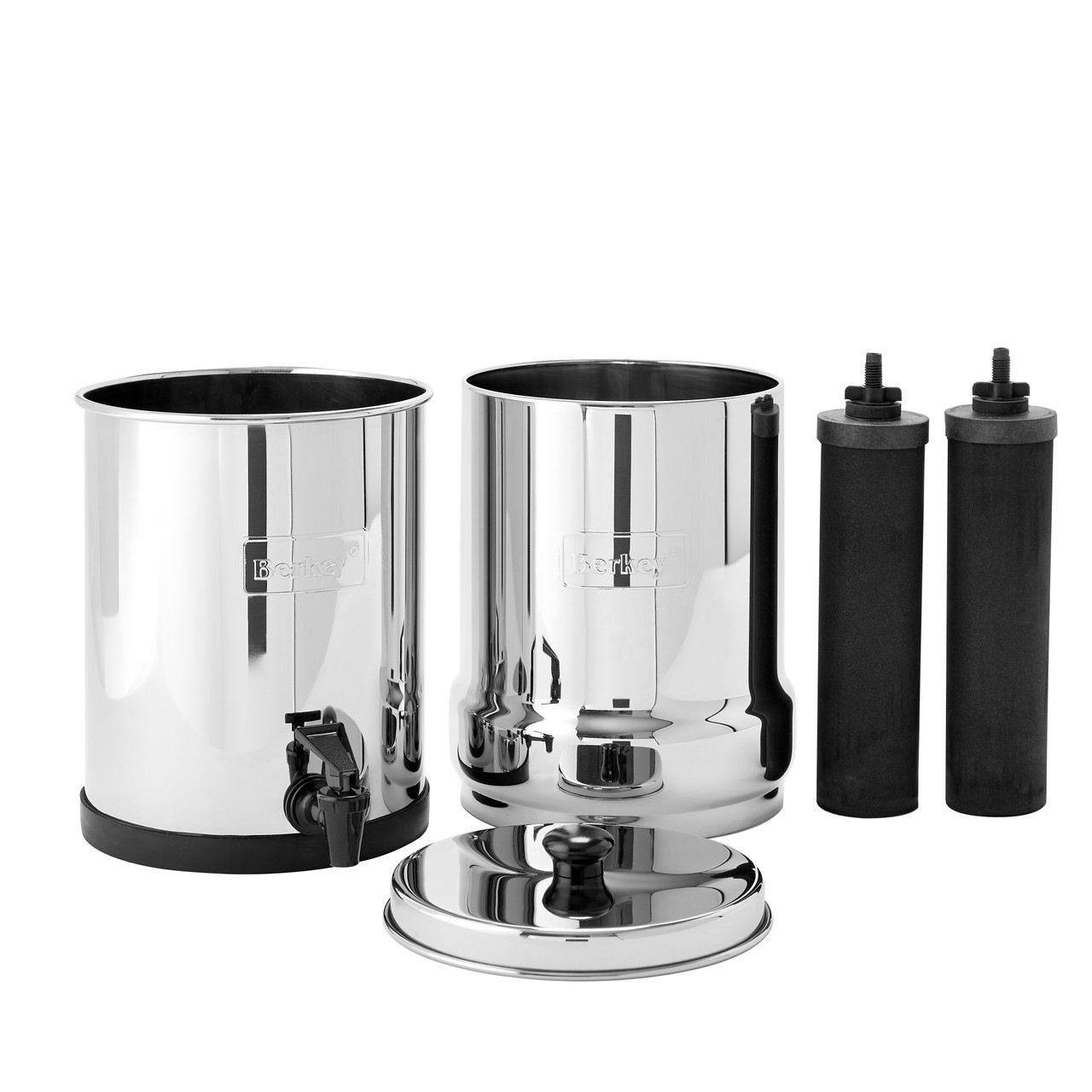 Travel Berkey Water Filter System | 1.5 Gal | 2 Black Berkey Filters