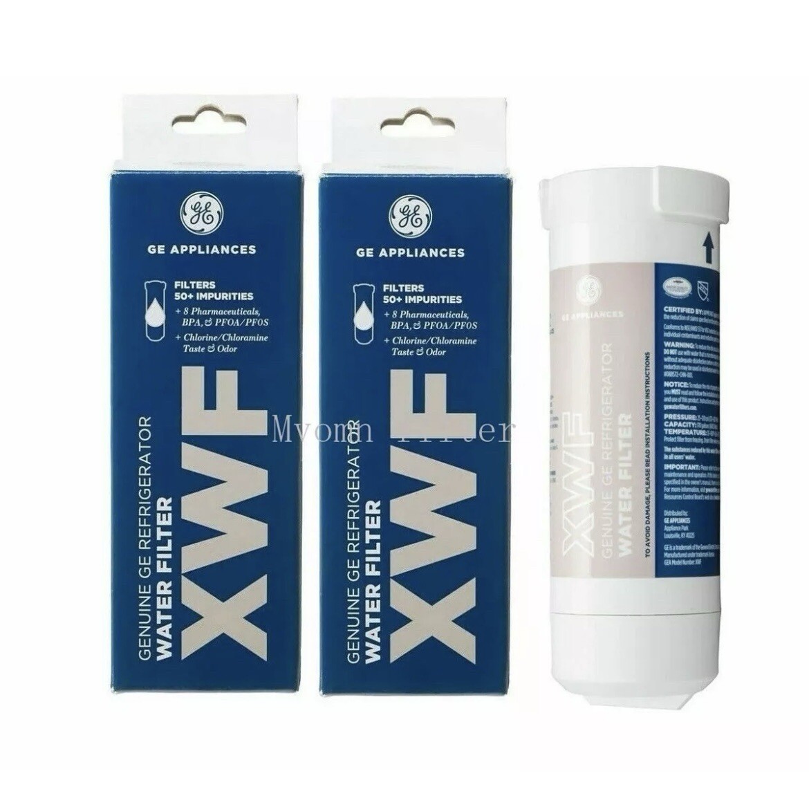 2Pack GE XWF Replacement XWF Appliances Refrigerator Water Filter (NOT XWFE)