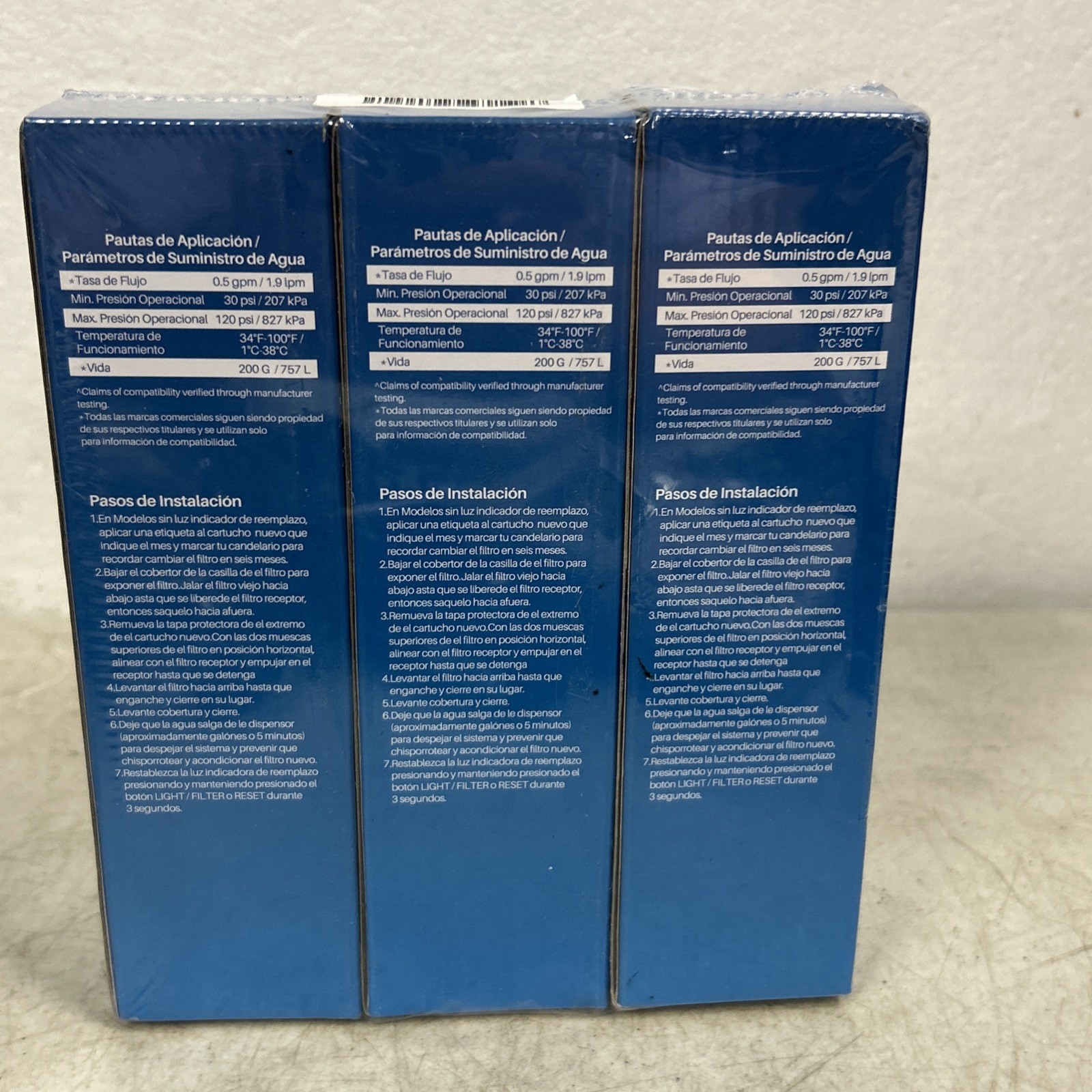 4 PACK Fit For LG Kenmore Elite 9690, ADQ360061 Water and Air Filter