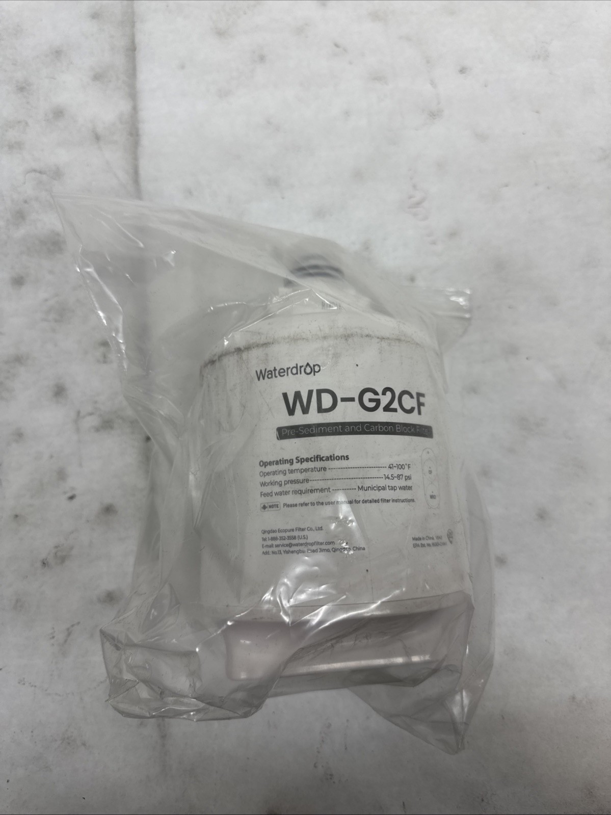 Waterdrop WD-G2CF Filter, Replacement for WD-G2-W, WD-G2-B, WD-G2P600-W Rever
