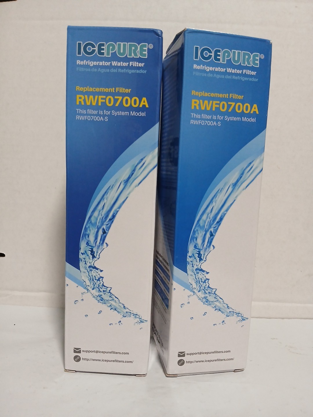 IcePure RWF0700A Refrigerator Water Filter 2 packs
