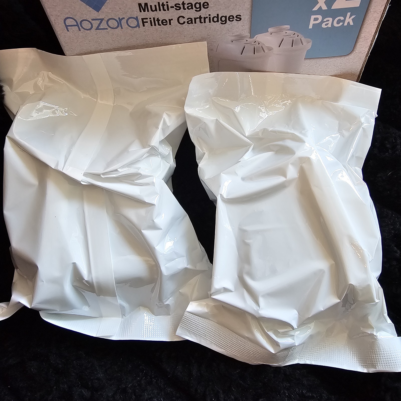 Aozora Water Filter Replacement for Pitcher 4 Stages Filtration 2 Pack U-01