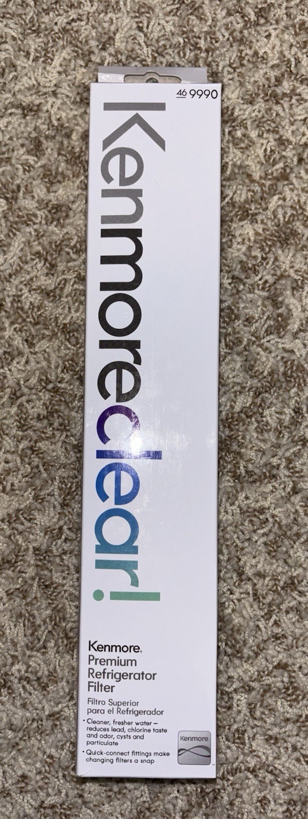 Kenmore® Kenmoreclear! Refrigerator Water Filter 46-9990 NIP